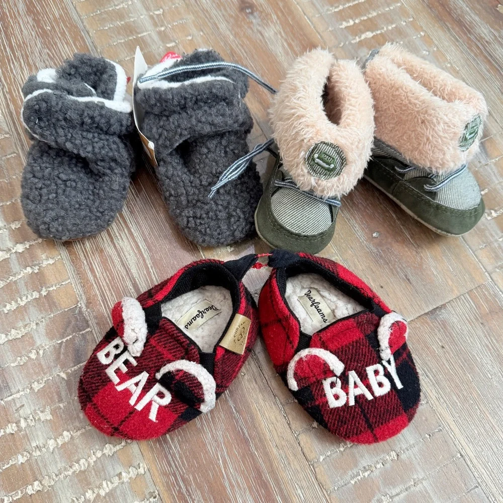 Baby infant fall winter shoes bundle